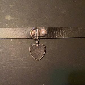 Leather choker